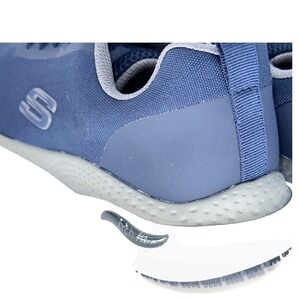 Skechers Work Mens Arch Fit Navy Blue Lightweight Safety Toe Work Shoes